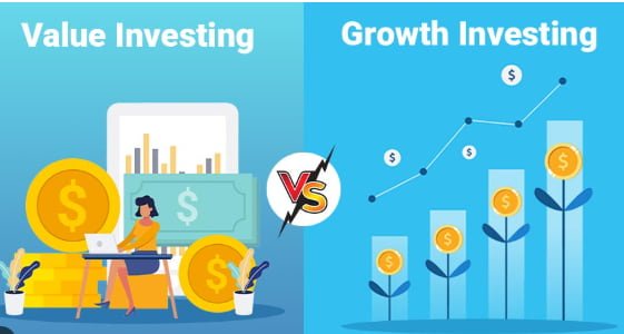 stock market growth vs value